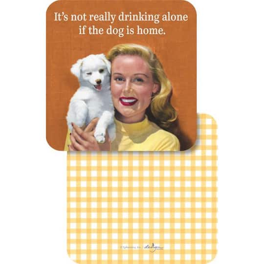 JAM Paper If The Dog is Home Coasters, 60ct.